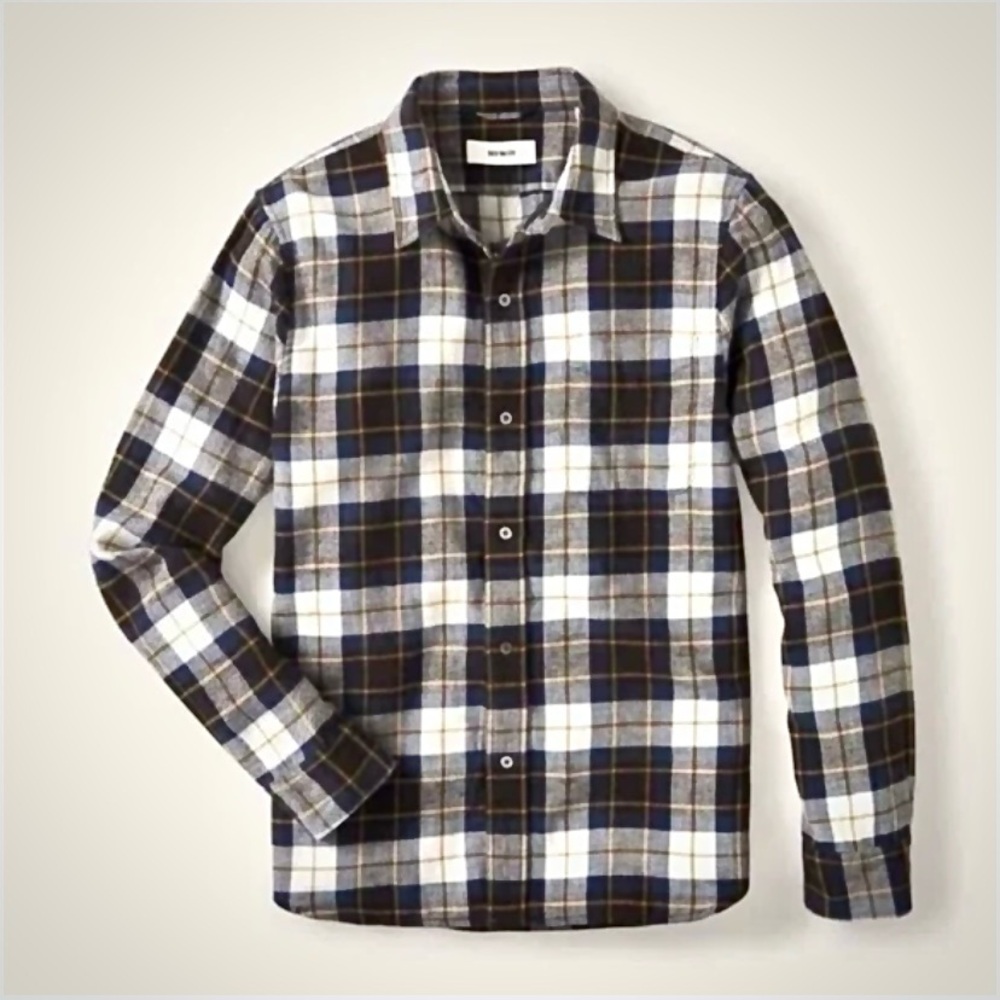 Vintage Buck Mason Flannel Shirt Men’s M Plaid